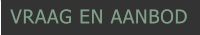 VRAAG EN AANBOD VRAAG EN AANBOD